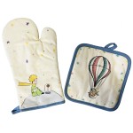 Cotton glove and pot holder The Little Prince by St Exupry