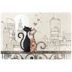 Placemat cats in love in paris