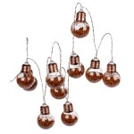Light garland in the shape of bulbs 1.7 meters
