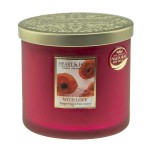 2 Wick Ellipse Candle Heart and Home - With Love