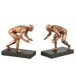 Gold Resin Sports Bookends