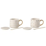 Set of 2 Amlie cups and spoons