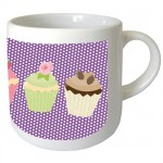 Small 3 cupcakes mug  by Cbkreation