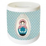 Starry Russian doll money box by Cbkreation