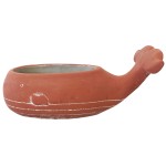 Whale-shaped Plant Pot - Red