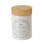 Retro ceramic coffee jar