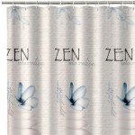 Zen shower curtain 180 x 200 cm