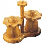Salt and pepper shakers - Olive wood