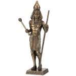 Pharaoh Figurine - Bronze Aspect - 23 cm