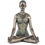 Lotus Padmasana Yoga Statuette