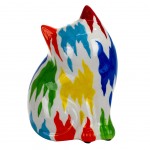 Multicolored Cat Money Box