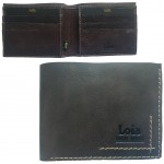 Lois brown Leather Card Holders