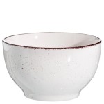 White stoneware bowl