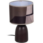 Brown ceramic lamp 29.5 cm