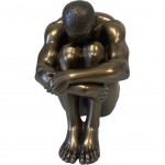Vronse - Body Talk resin statuette - Seated man 11 cm