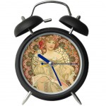 Alarm Clock - Rverie By Alfons Mucha