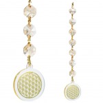 Feng Shui Flower of Life champagne coloured
