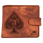 Leather wallet - As of Spades