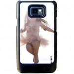 Black shell Samsung S2 with PERSONALIZED PICTURE